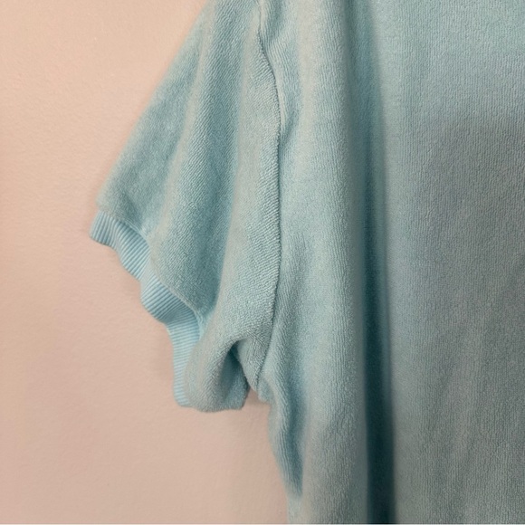 Offline by Aerie Women’s Light Blue Short Sleeve Terrycloth Romper Sz S GUC - Picture 4 of 8
